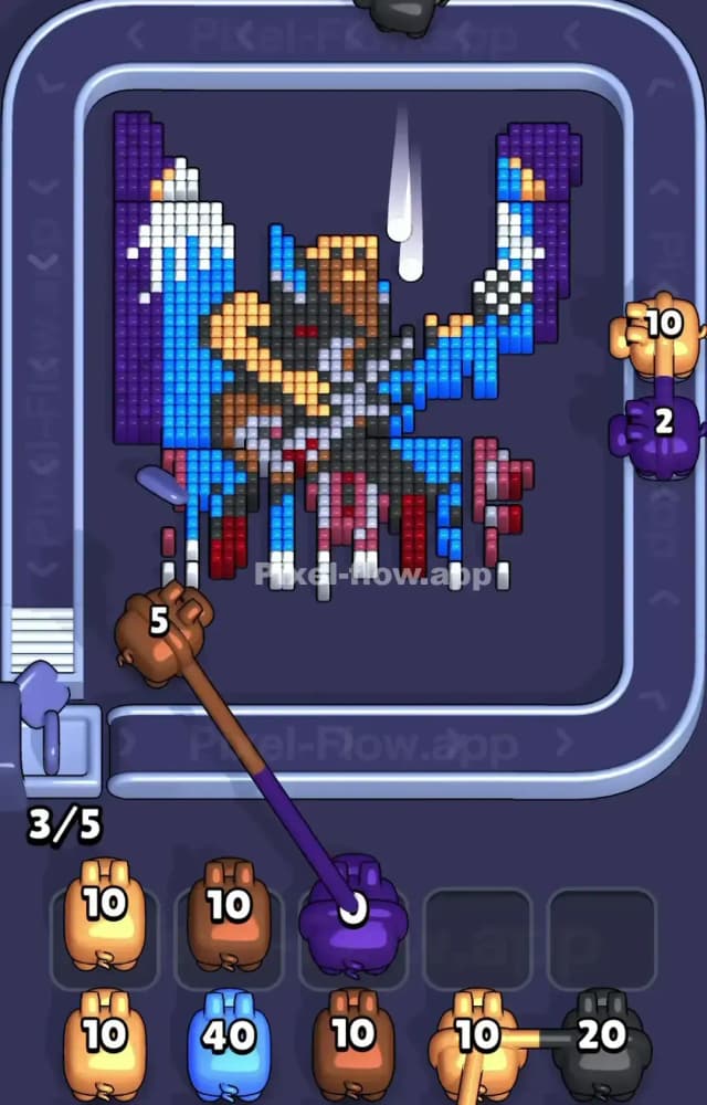 Pixel Flow Level 1147 Solution 2