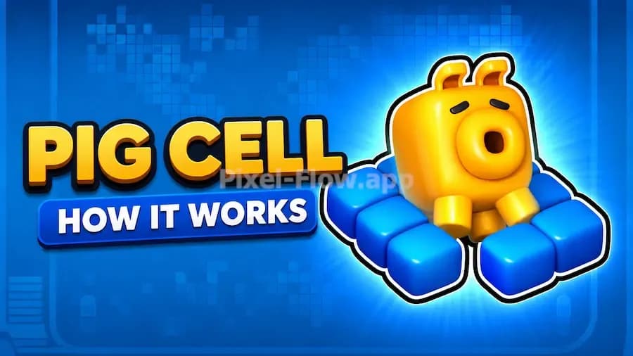 Pixel Flow Pig Cell Guide: Rescue Trapped Pigs Wisely