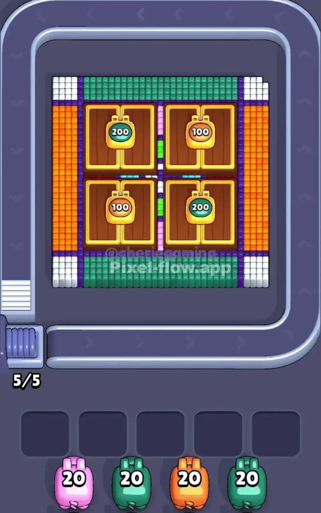 Pixel Flow Level 555 Gameplay