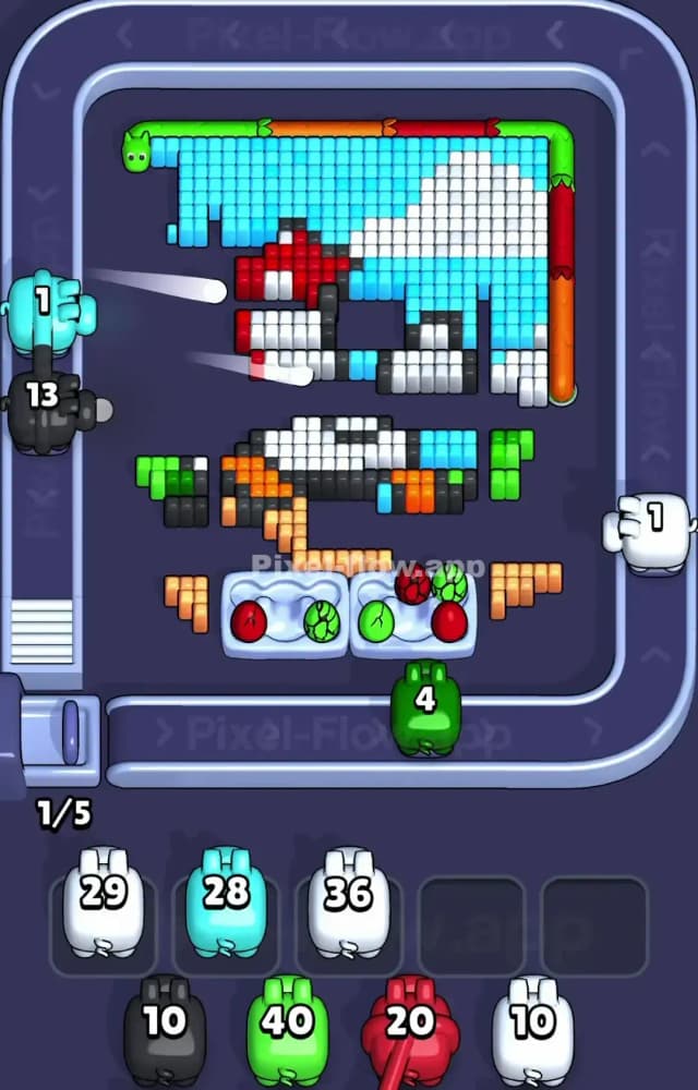 Pixel Flow Level 1125 Solution 2