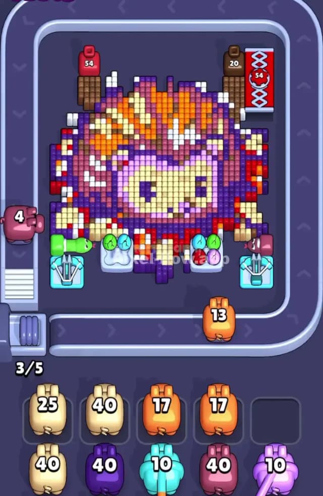 Pixel Flow Level 1740 Solution 1