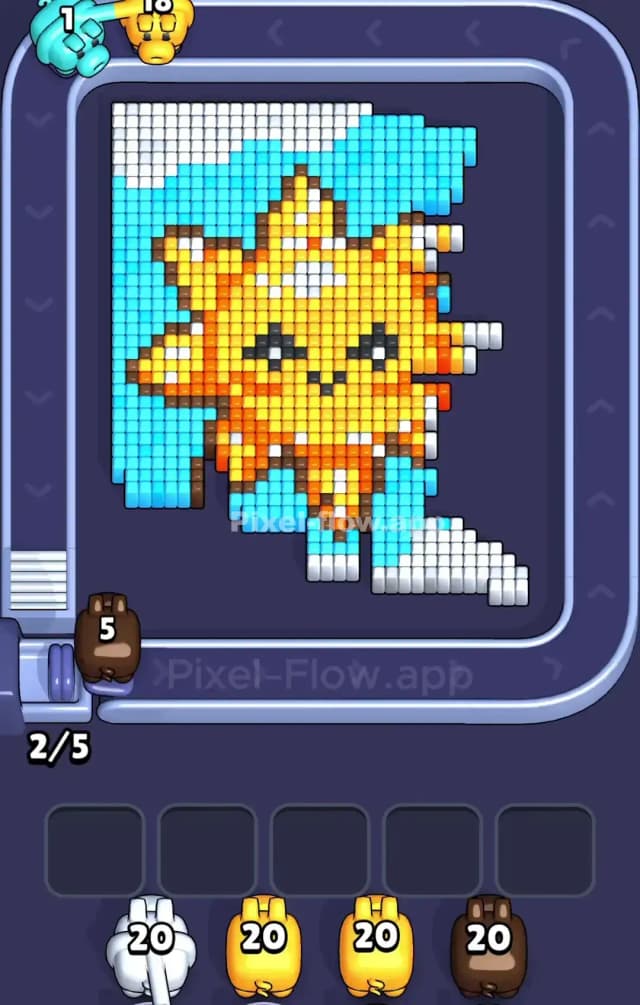 Pixel Flow Level 814 Solution 1