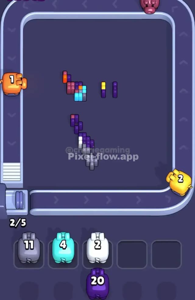 Pixel Flow Level 1768 Solution 3