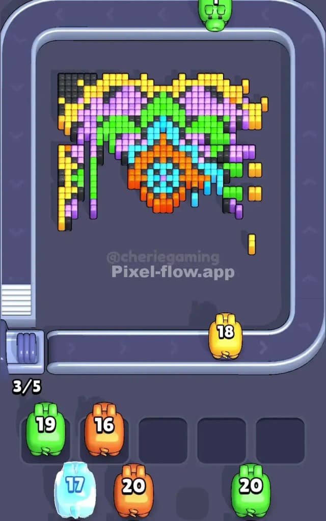 Pixel Flow Level 386 Solution 2