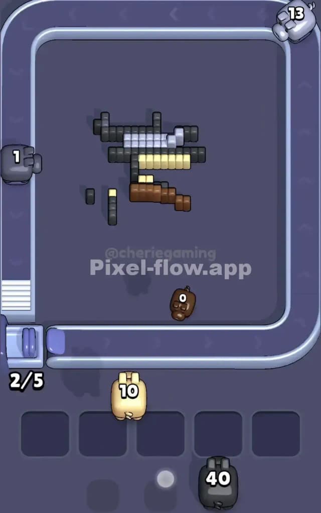 Pixel Flow Level 191 Solution 3