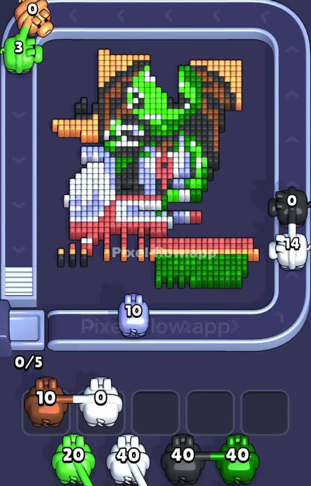 Pixel Flow Level 990 Solution 2