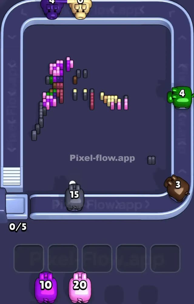 Pixel Flow Level 1379 Solution 3