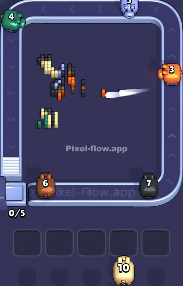Pixel Flow Level 987 Solution 3