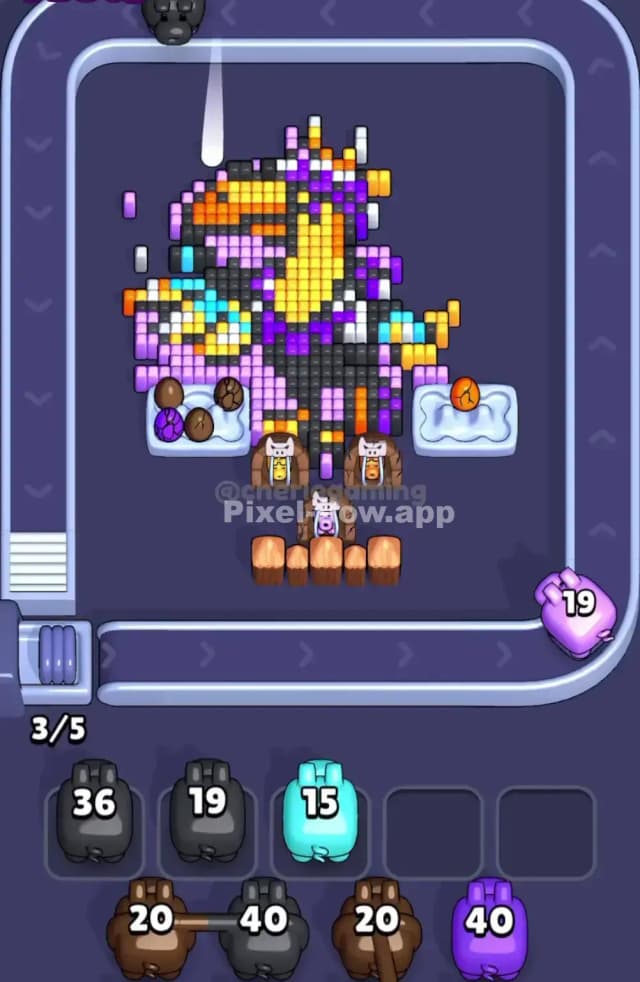 Pixel Flow Level 1749 Solution 2