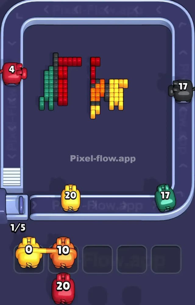 Pixel Flow Level 1468 Solution 3
