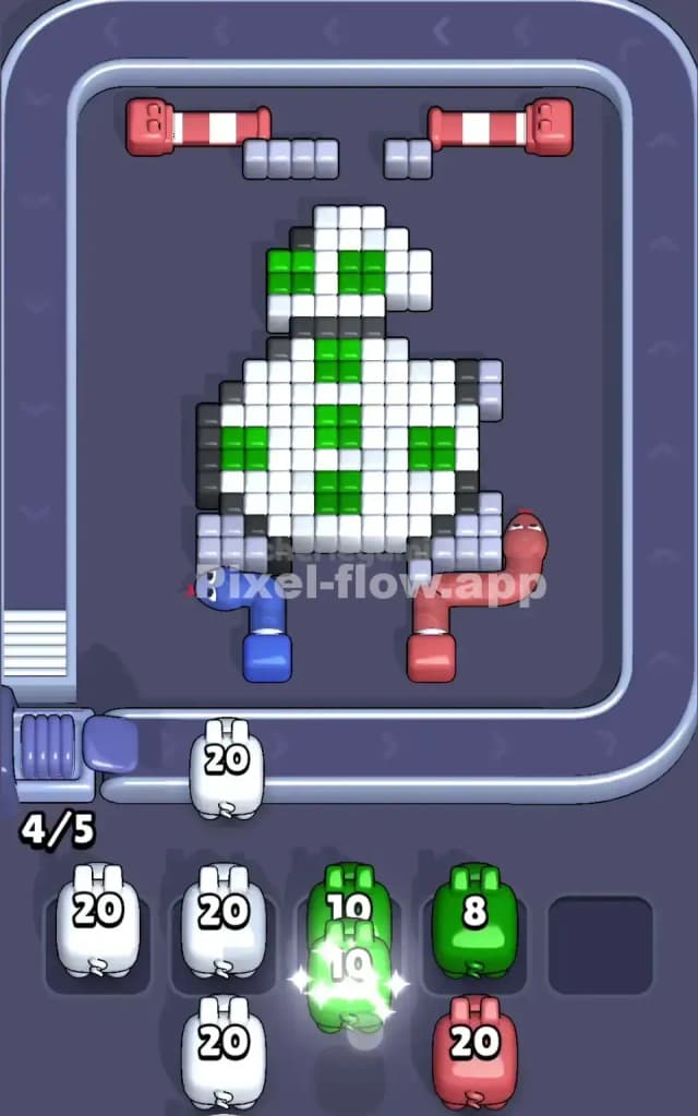 Pixel Flow Level 131 Solution 2