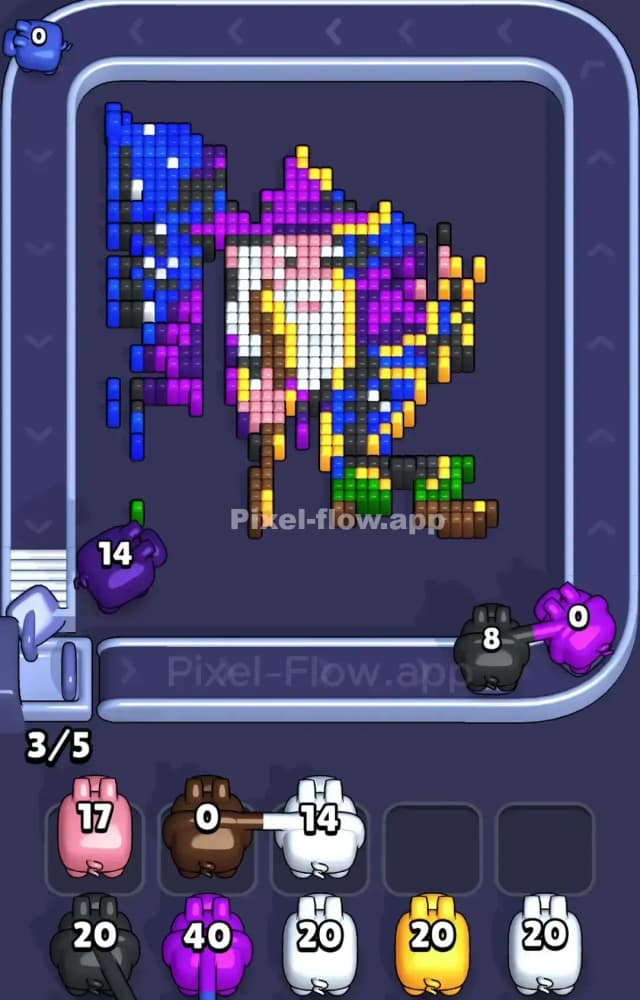 Pixel Flow Level 989 Solution 2