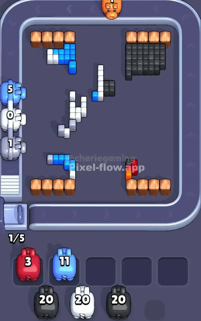 Pixel Flow Level 398 Solution 3