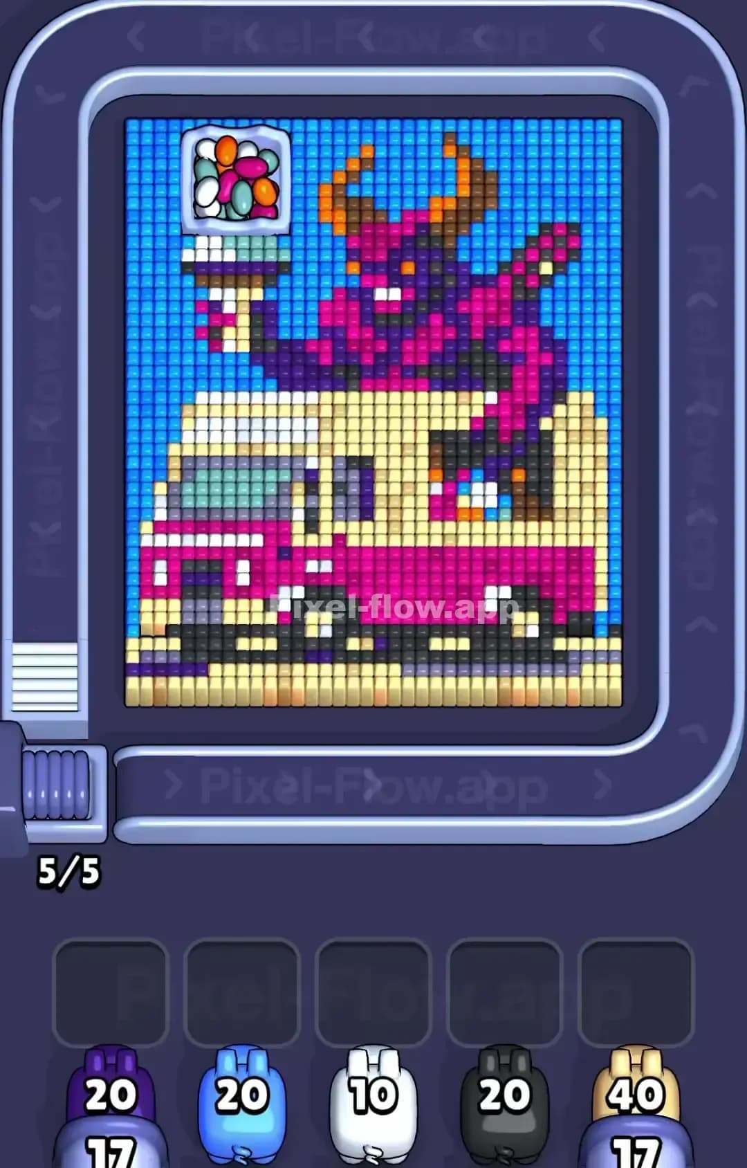 Pixel Flow Level 1338 Screenshot