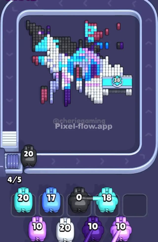 Pixel Flow Level 1608 Solution 2