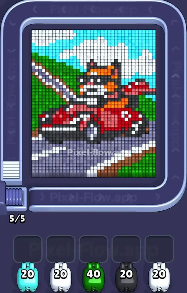 Pixel Flow Level 1365 Gameplay