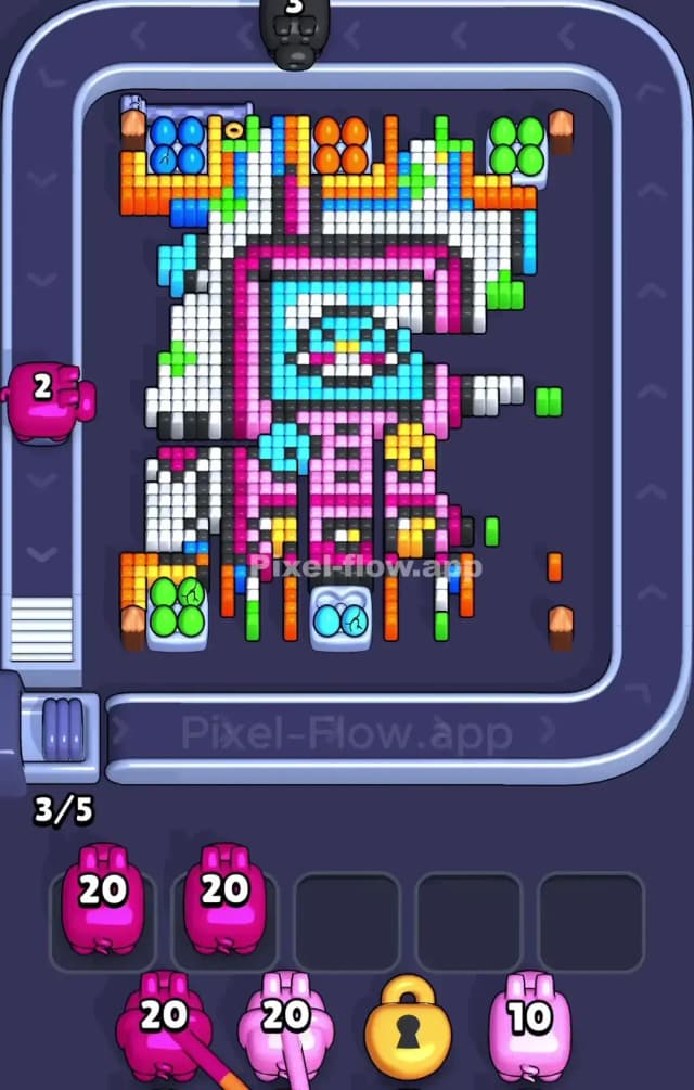 Pixel Flow Level 865 Solution 2