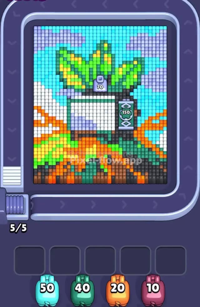 Pixel Flow Level 1709 Gameplay