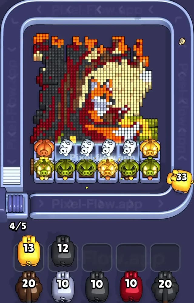 Pixel Flow Level 1145 Solution 1