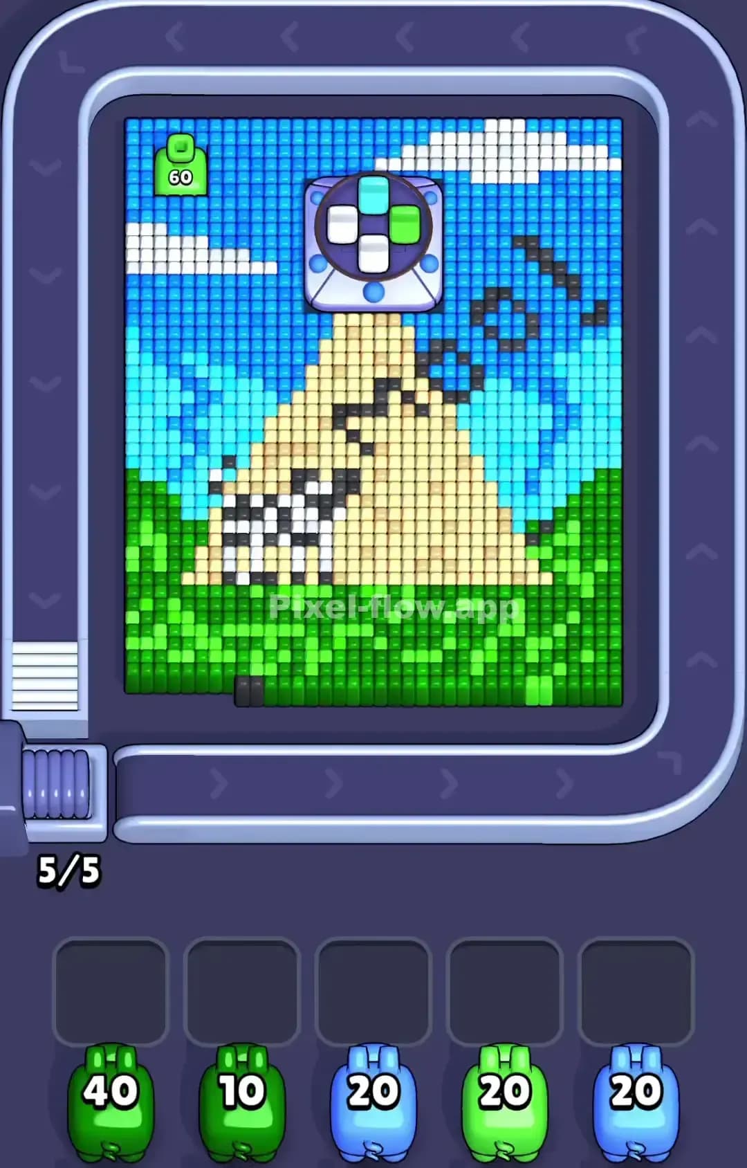 Pixel Flow Level 1072 Screenshot