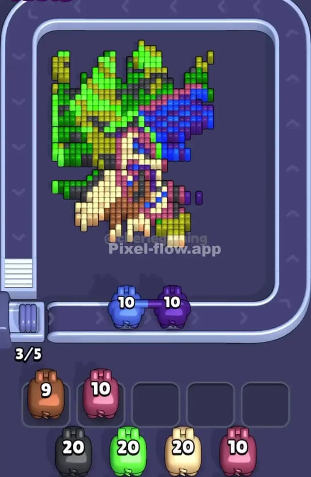 Pixel Flow Level 1654 Solution 2