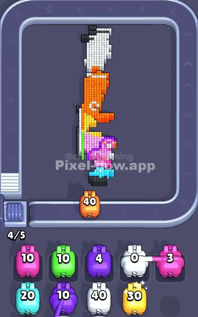 Pixel Flow Level 198 Solution 2