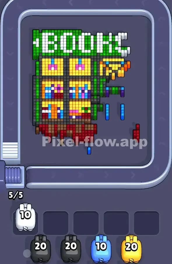 Pixel Flow Level 406 Solution 1