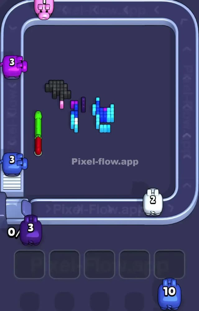 Pixel Flow Level 1273 Solution 3
