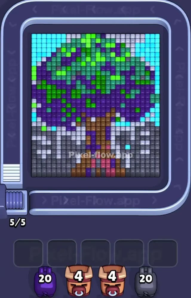 Pixel Flow Level 1304 Gameplay