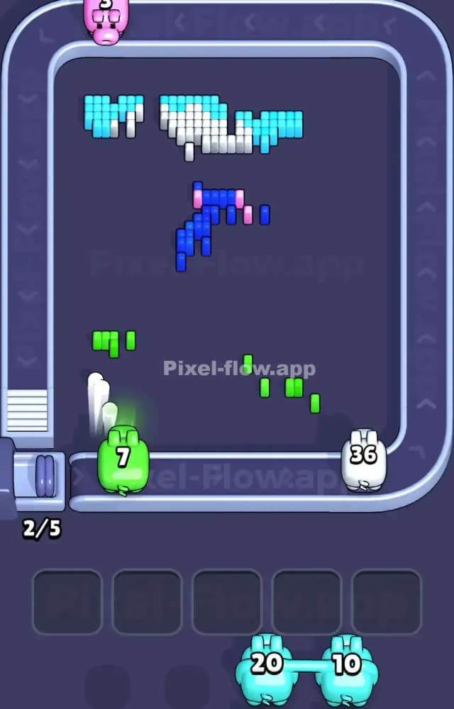 Pixel Flow Level 1078 Solution 3