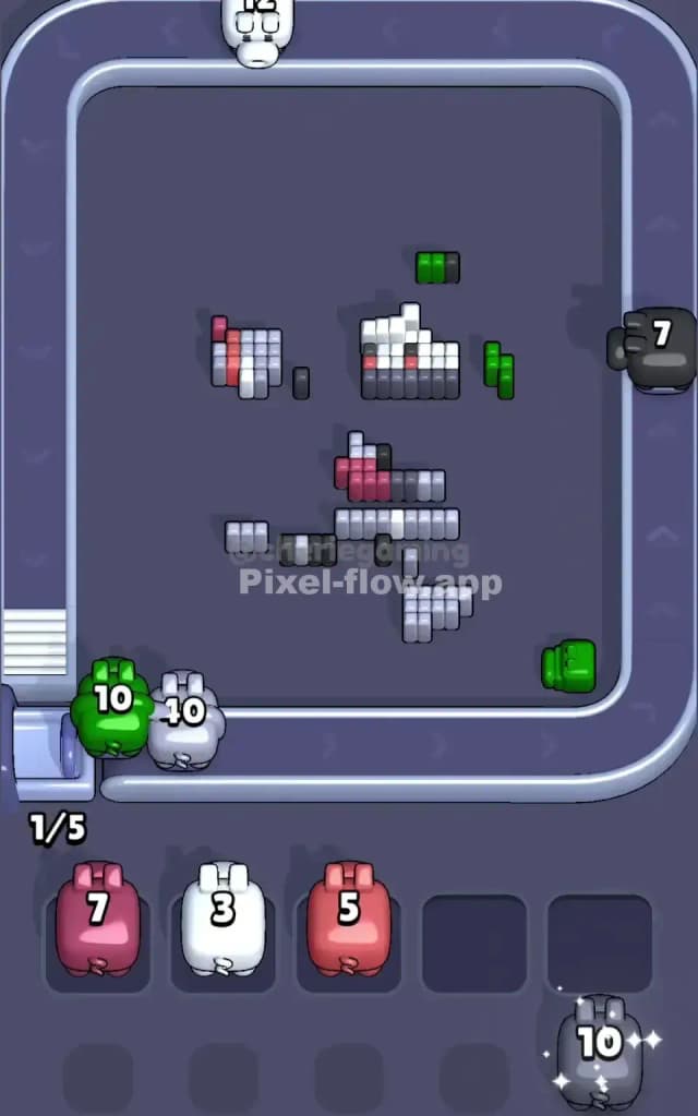 Pixel Flow Level 343 Solution 3