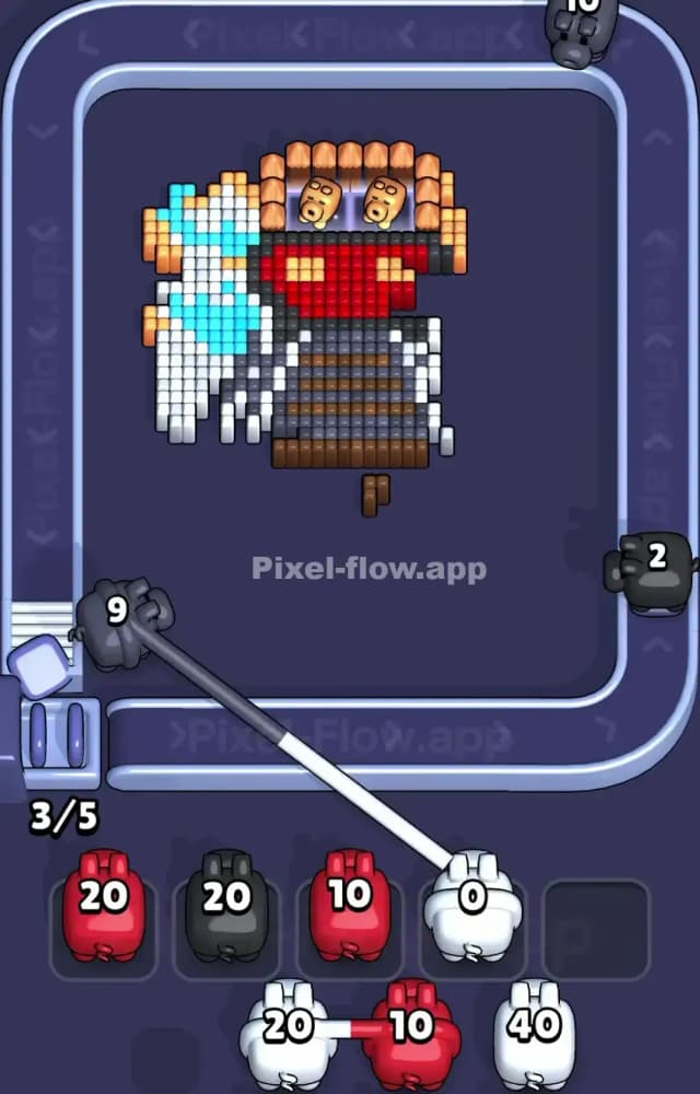 Pixel Flow Level 1563 Solution 2