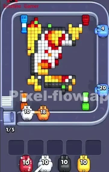 Pixel Flow Level 372 Solution 3