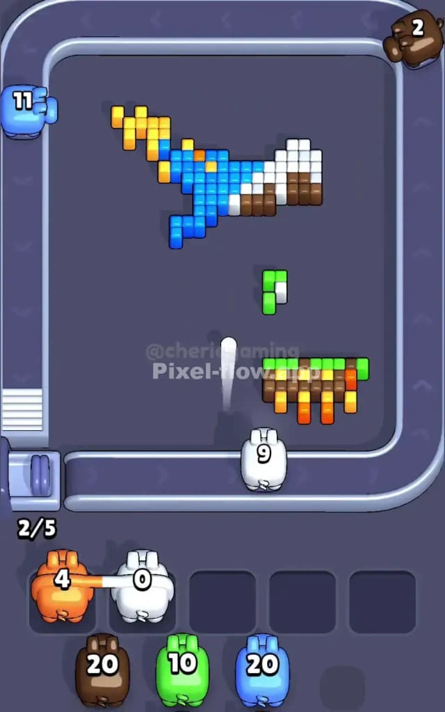 Pixel Flow Level 379 Solution 3
