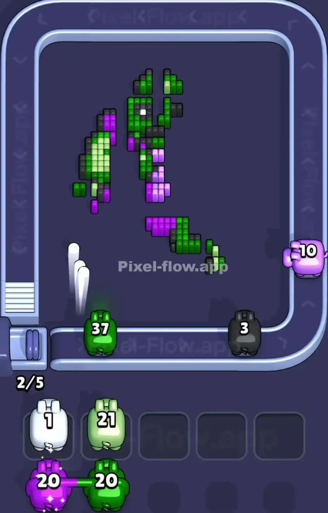 Pixel Flow Level 1153 Solution 3