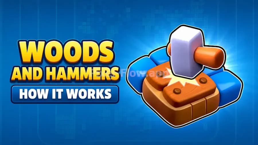 Pixel Flow Woods and Hammers Guide: Break Wood Fast
