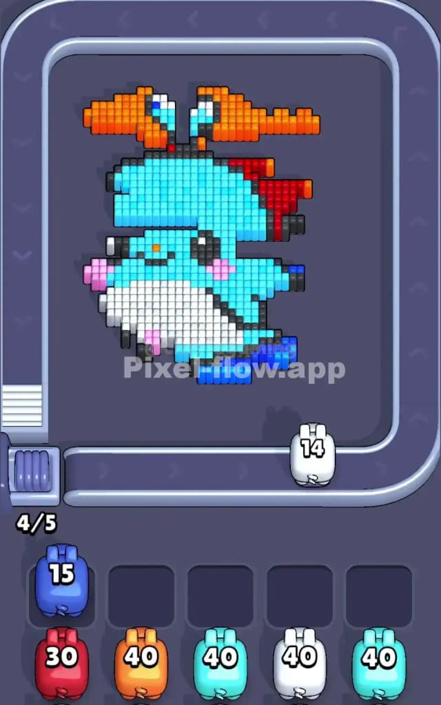 Pixel Flow Level 225 Solution 2