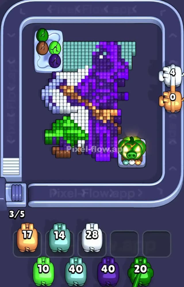 Pixel Flow Level 1429 Solution 2