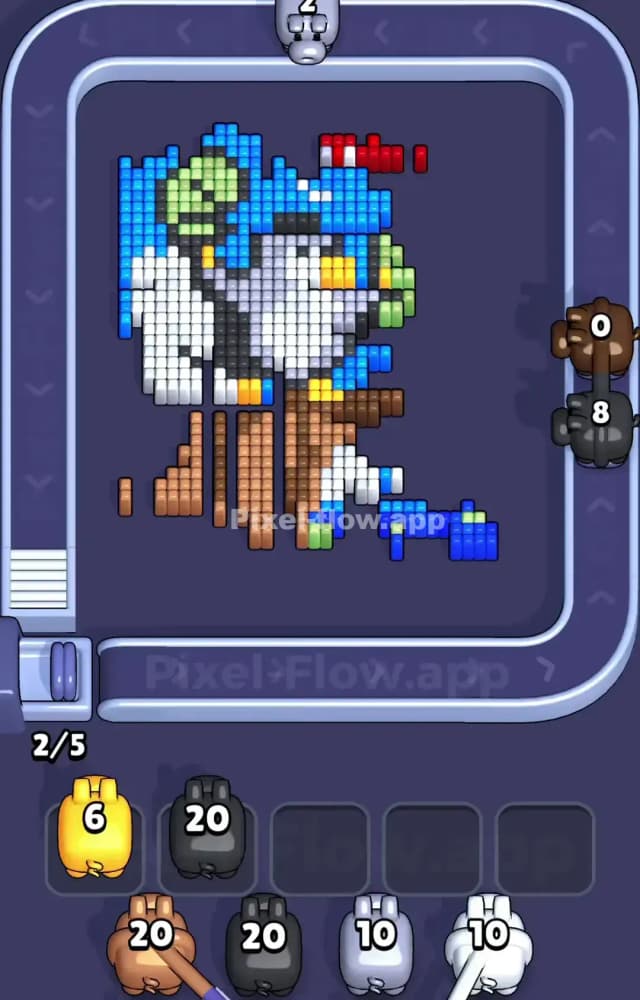 Pixel Flow Level 1015 Solution 2