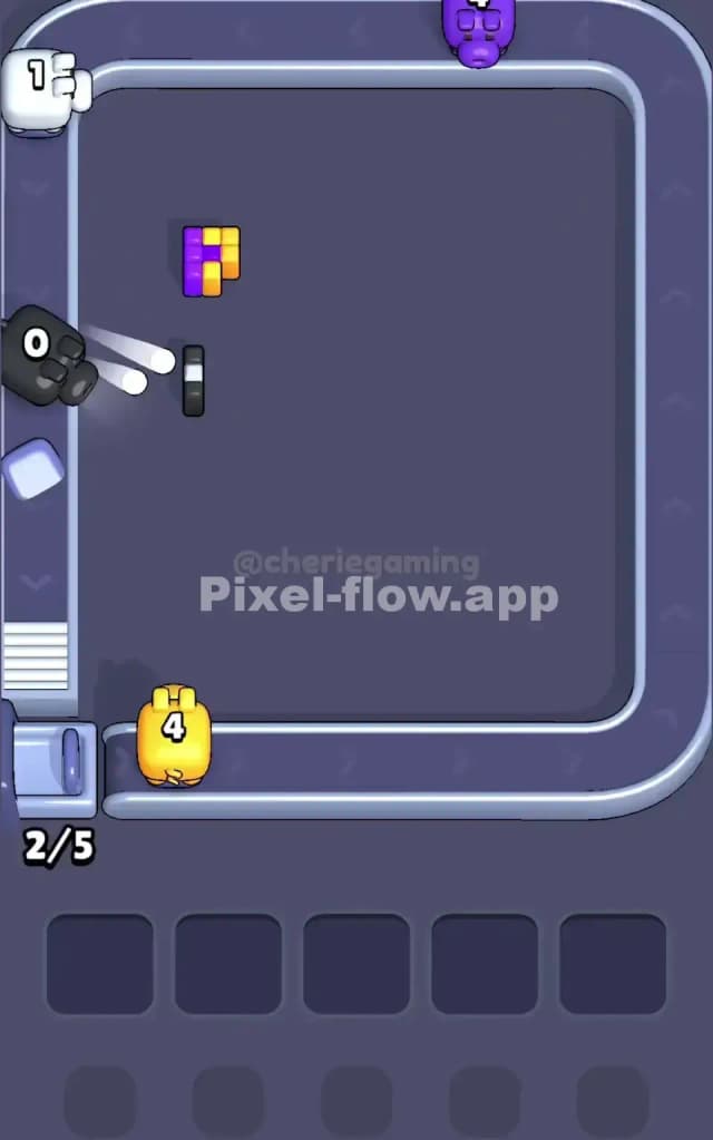 Pixel Flow Level 133 Solution 3