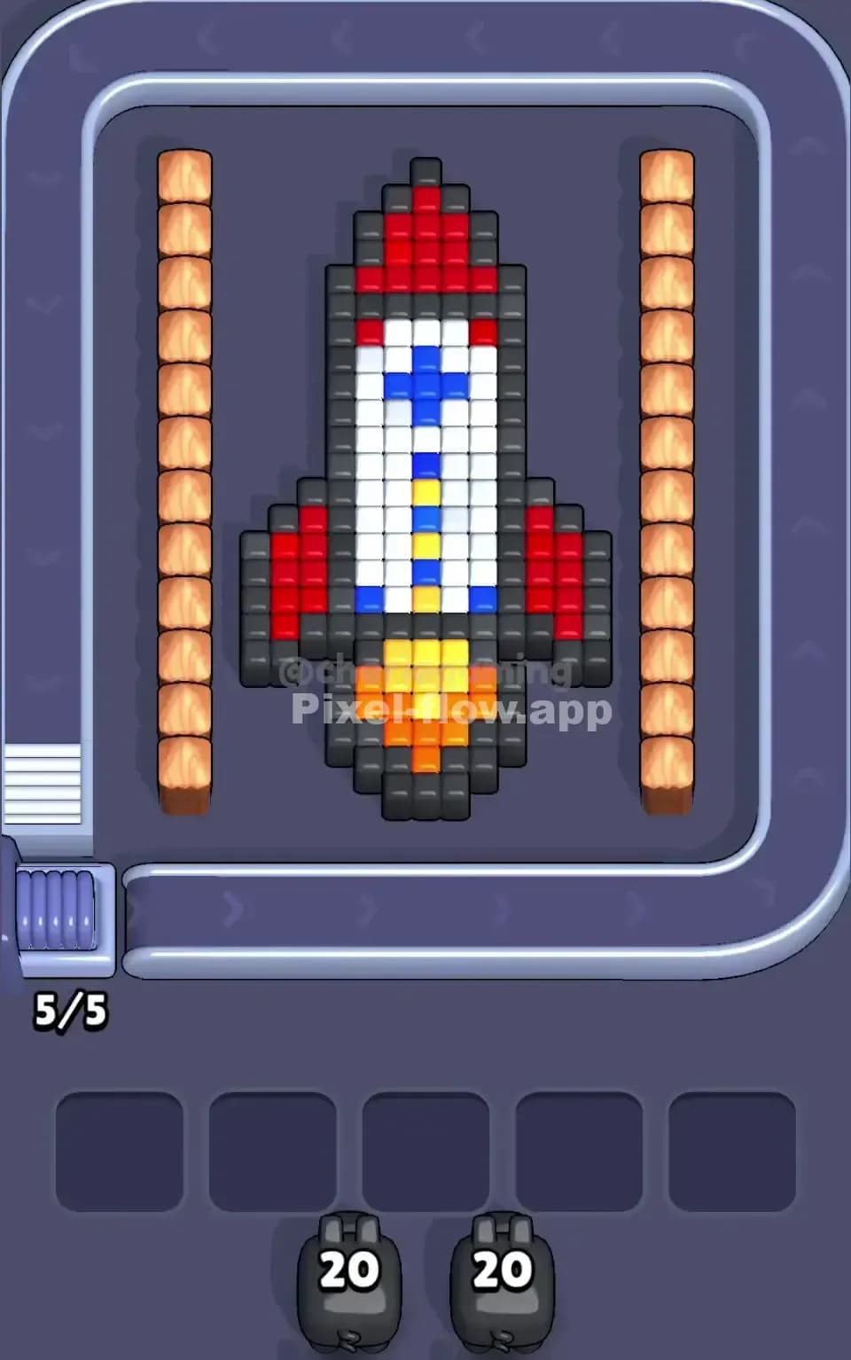 Pixel Flow Level 120 Screenshot