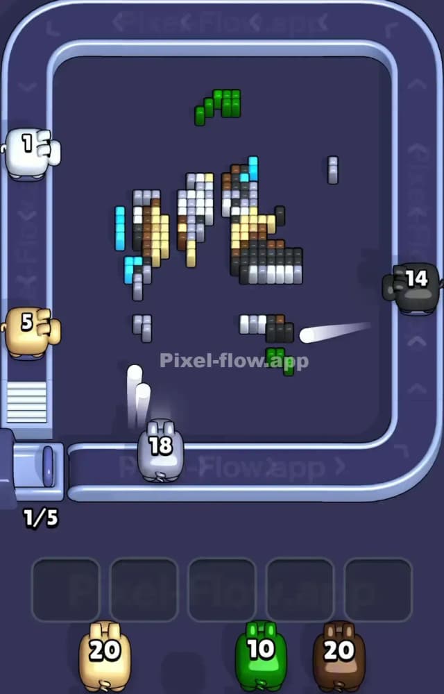Pixel Flow Level 1313 Solution 3