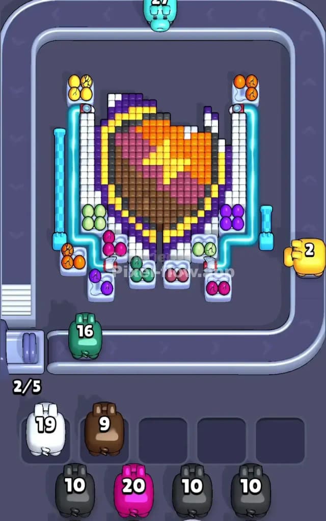 Pixel Flow Level 559 Solution 1