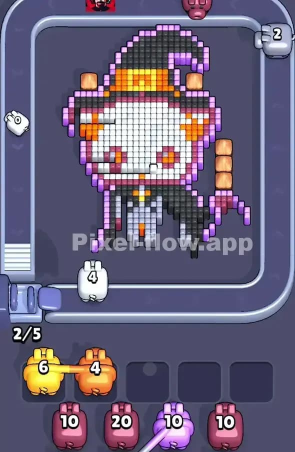 Pixel Flow Level 346 Solution 1