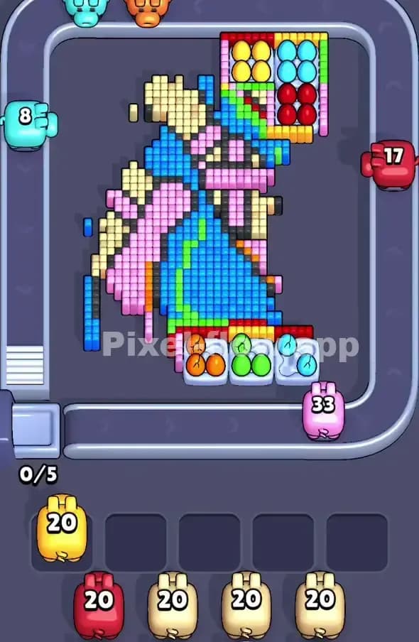 Pixel Flow Level 396 Solution 2