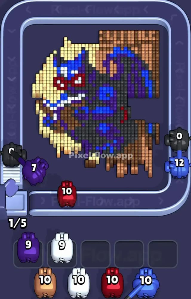 Pixel Flow Level 1122 Solution 1