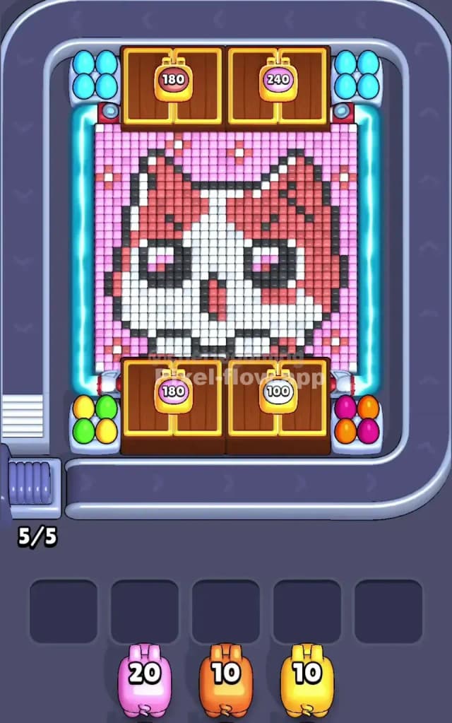 Pixel Flow Level 684 Gameplay