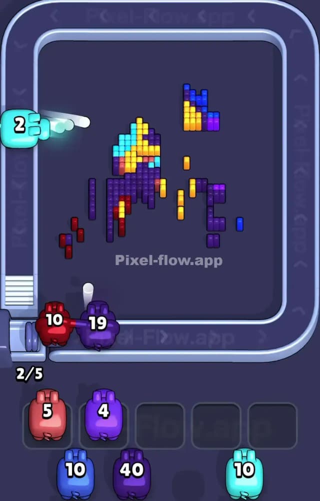 Pixel Flow Level 1252 Solution 3