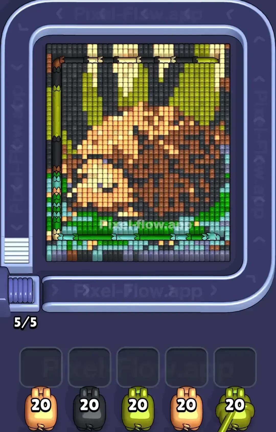 Pixel Flow Level 1368 Screenshot