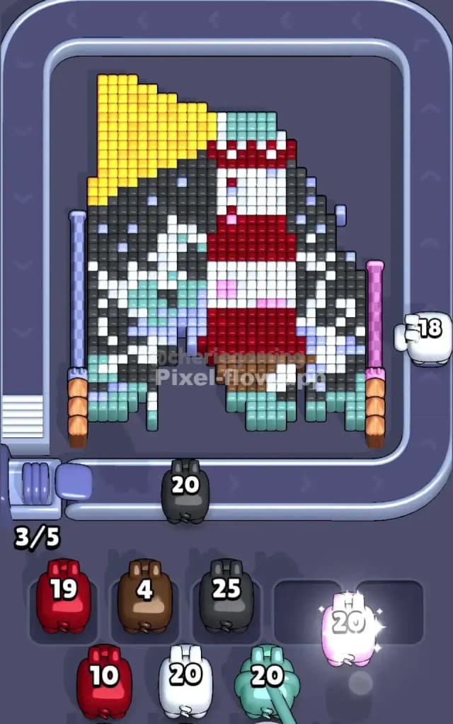 Pixel Flow Level 532 Solution 1